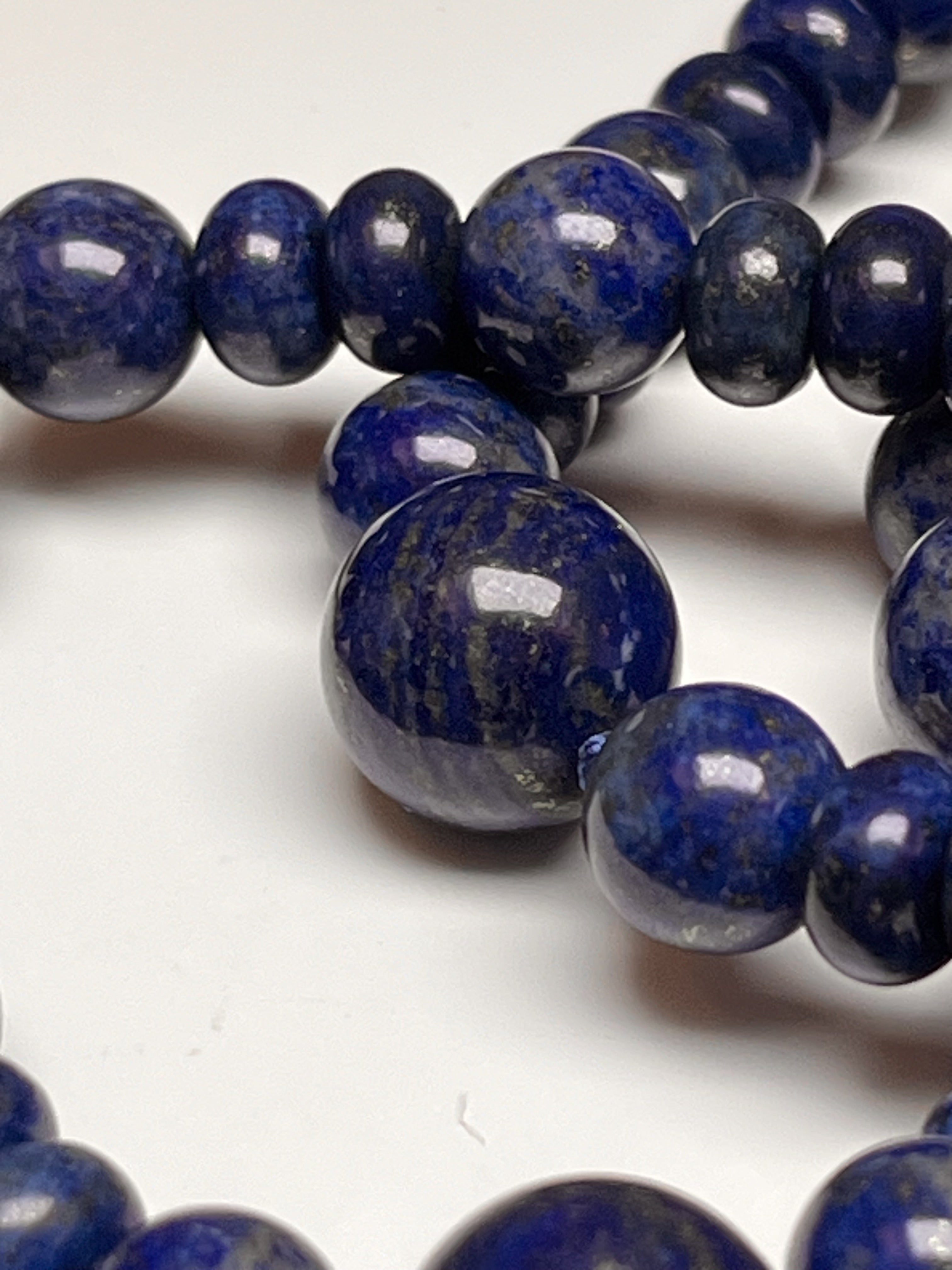 Collana con pietre dure di Lapislazzuli di alta qualità