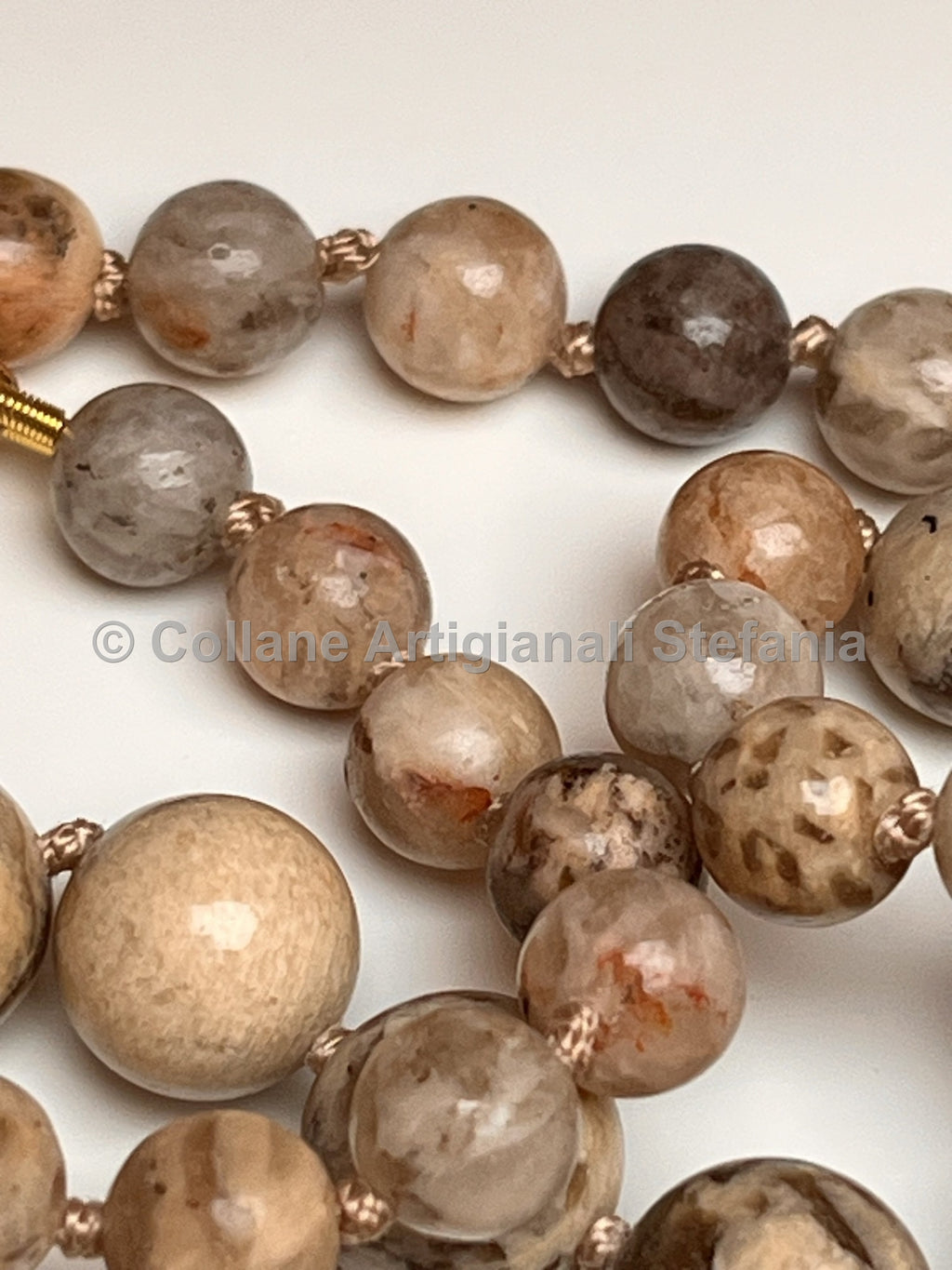 Collana con pietre dure di Zebradorite