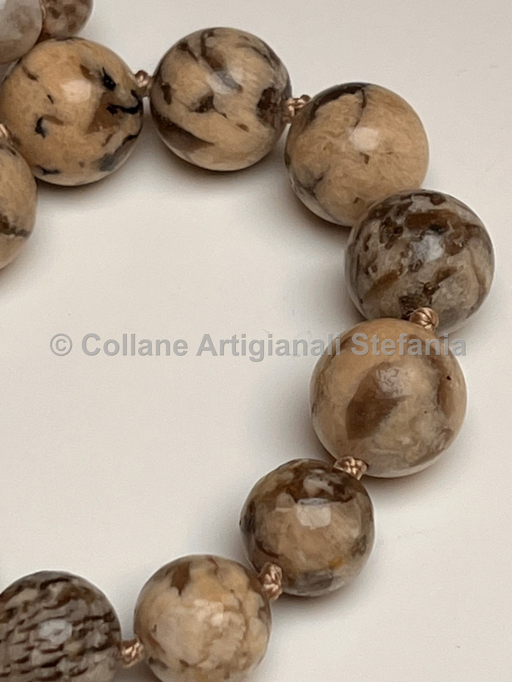 Collana con pietre dure di Zebradorite
