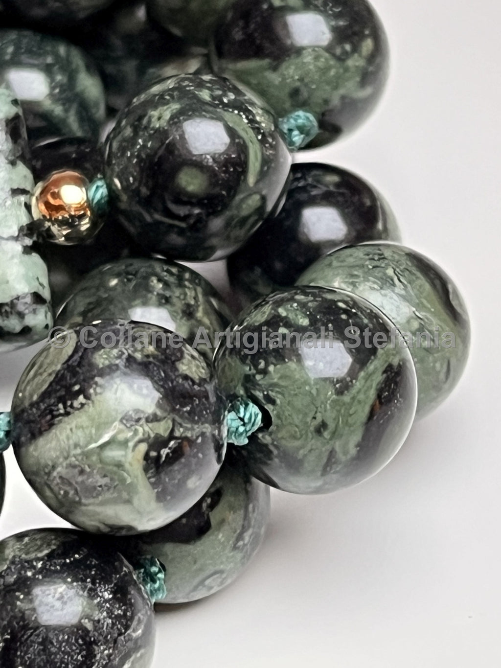 Collana con pietre dure di Diaspro Kambaba
