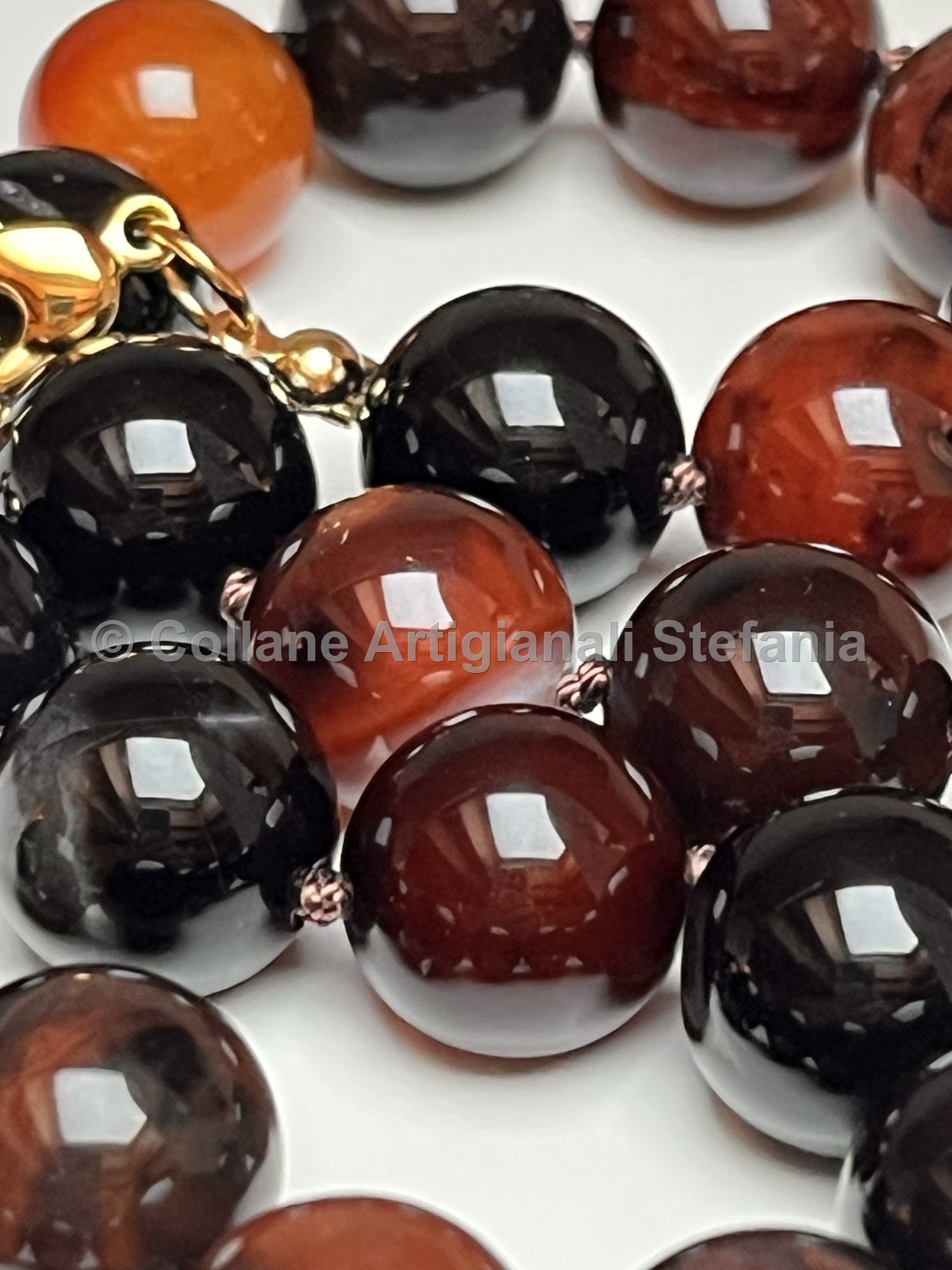 Collana con pietre dure di Dream Agate.