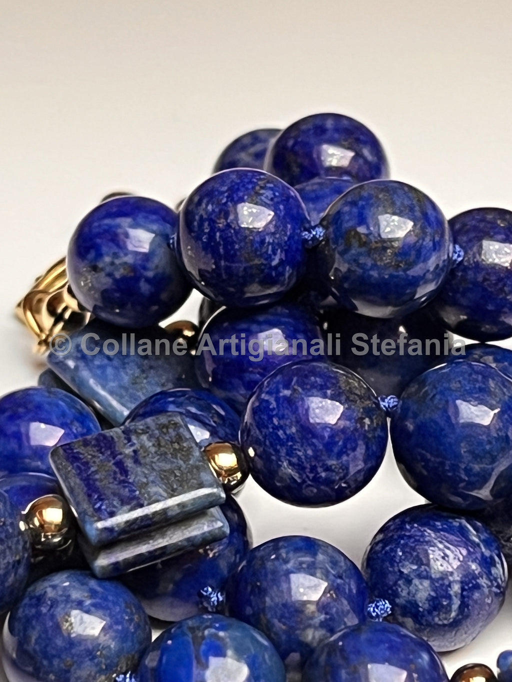 Collana con pietre dure di Lapislazzuli di ottima qualità