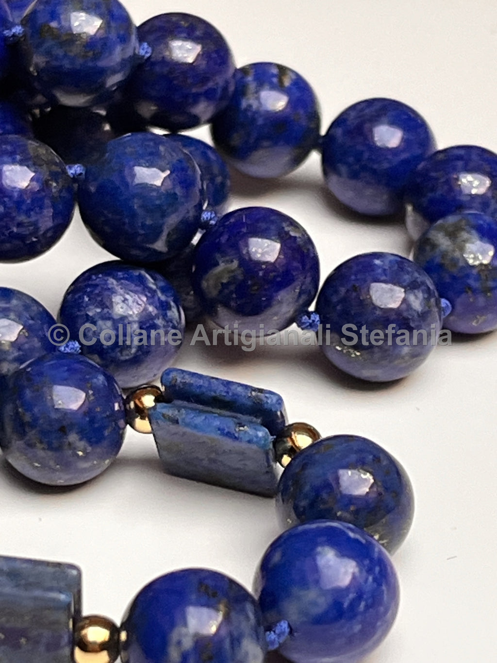Collana con pietre dure di Lapislazzuli di ottima qualità