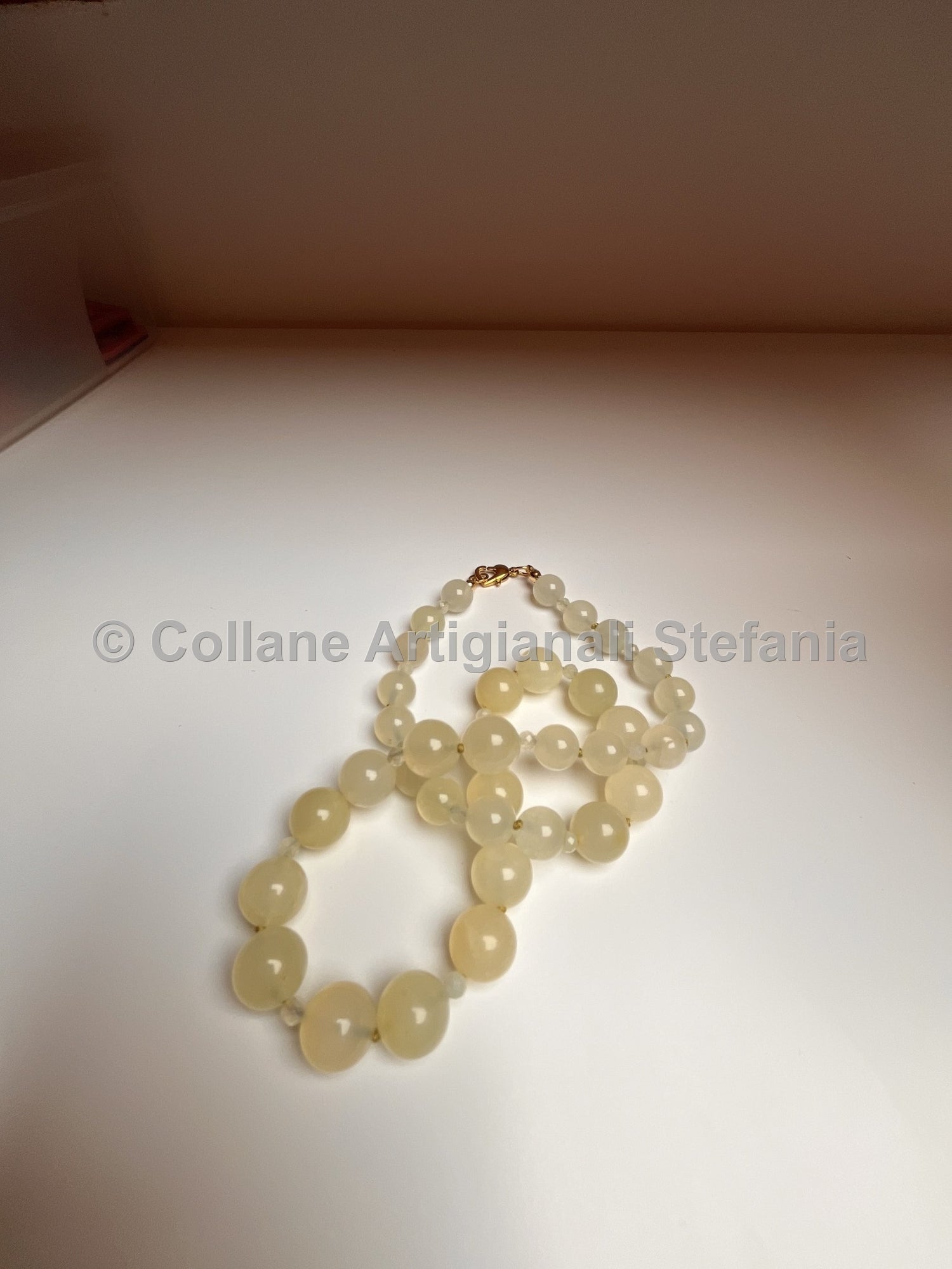 Collana con pietre dure di New Jade