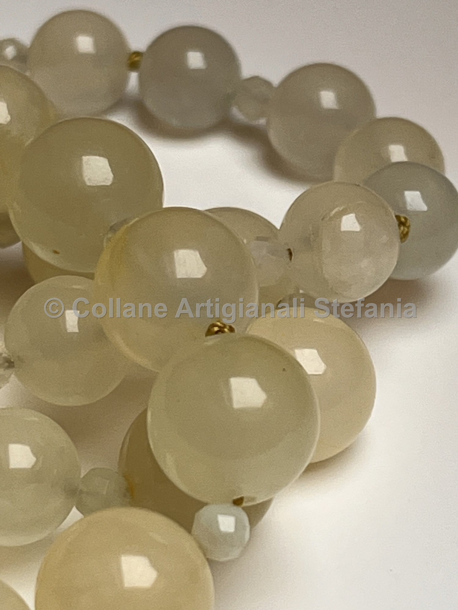 Collana con pietre dure di New Jade