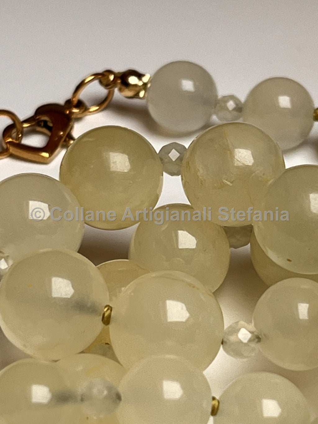 Collana con pietre dure di New Jade