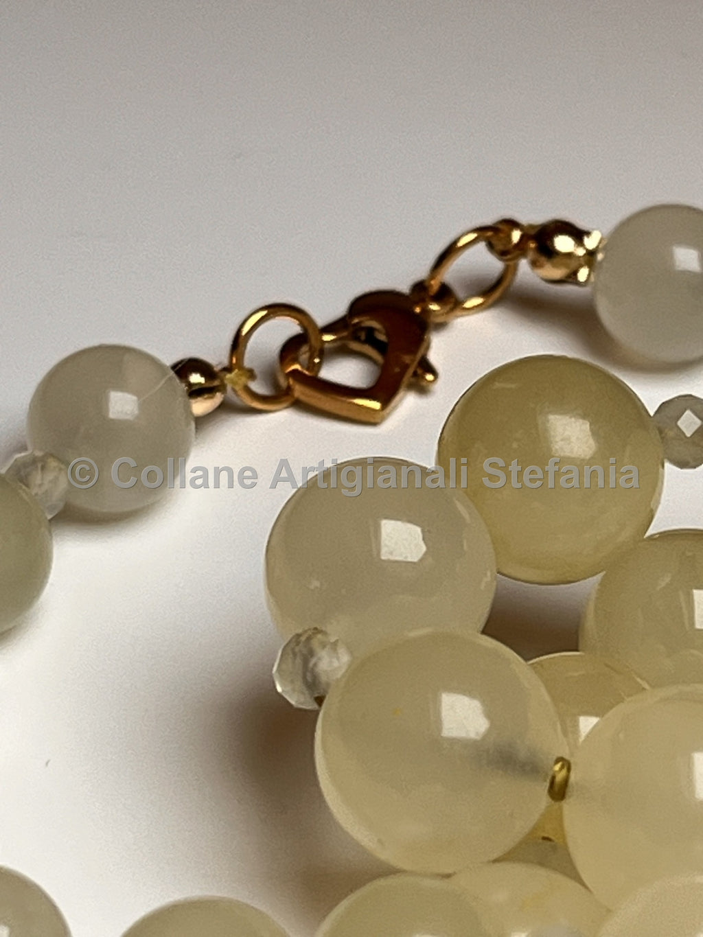 Collana con pietre dure di New Jade