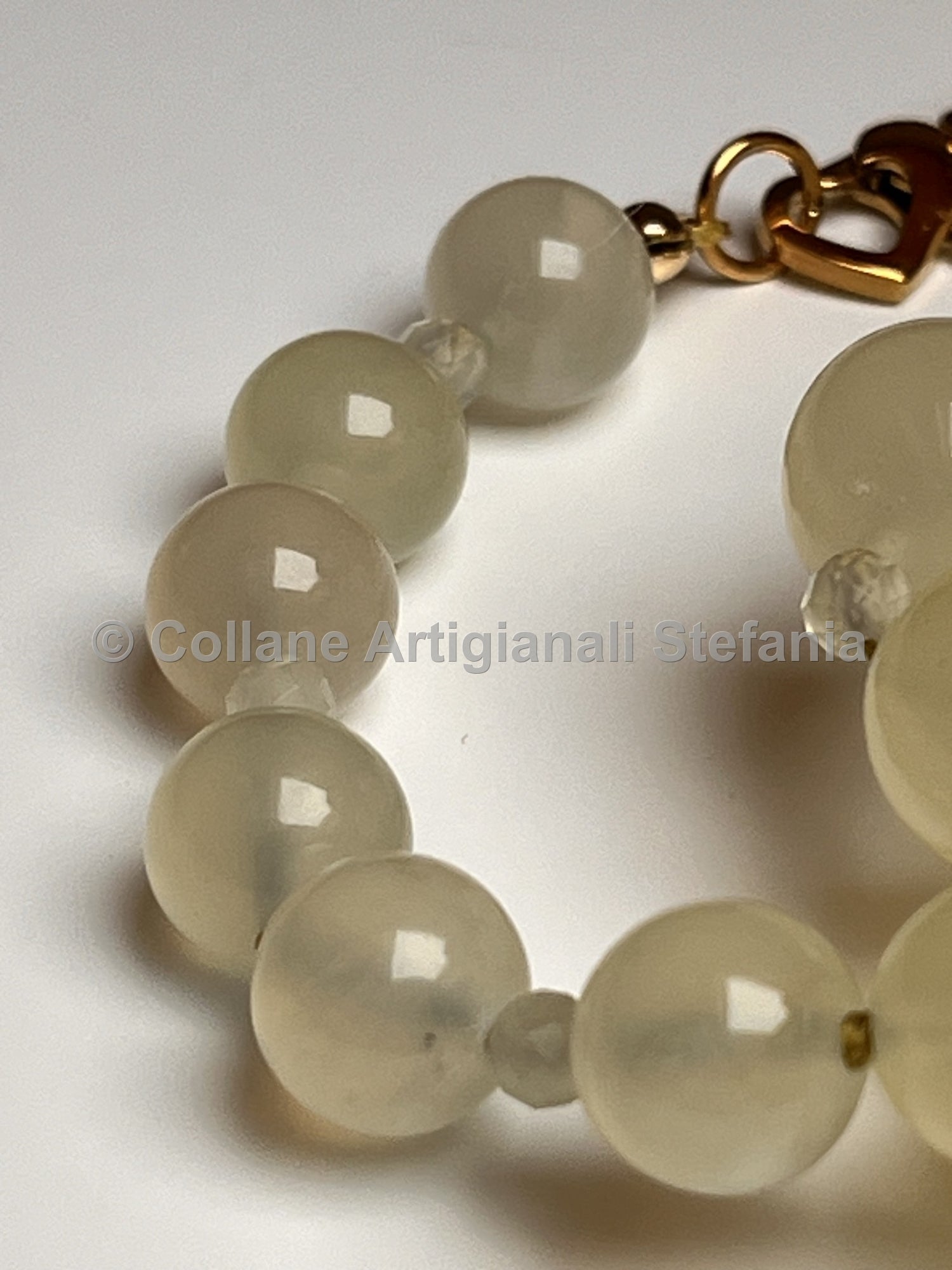 Collana con pietre dure di New Jade