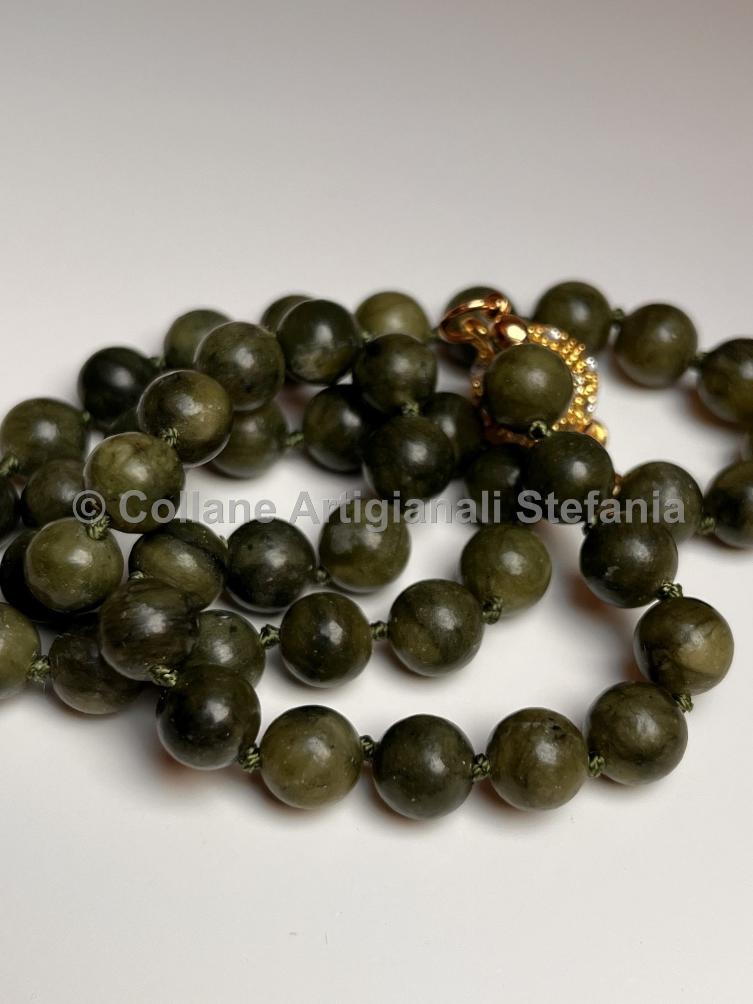 Collana con pietre dure di Giada