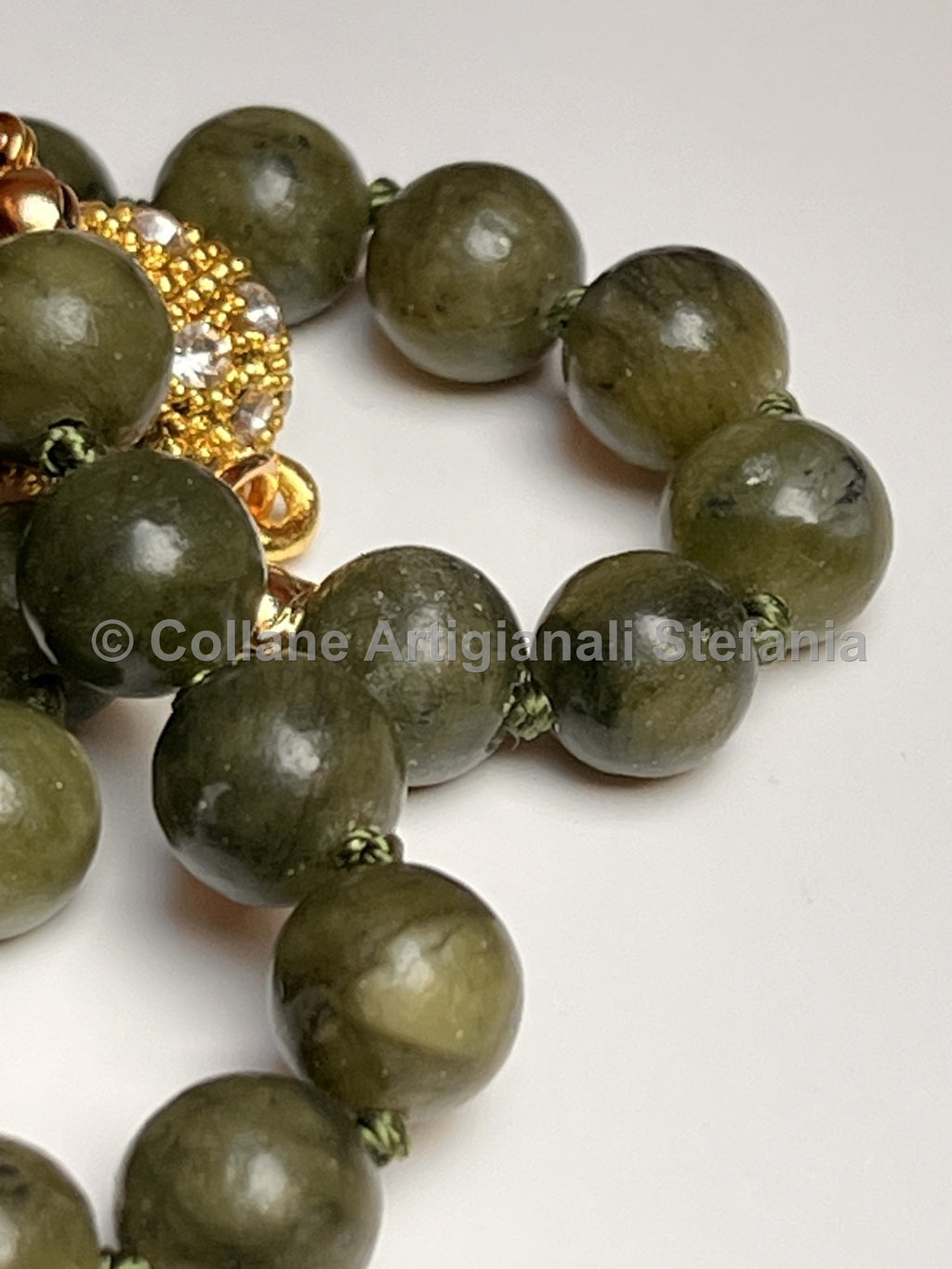 Collana con pietre dure di Giada