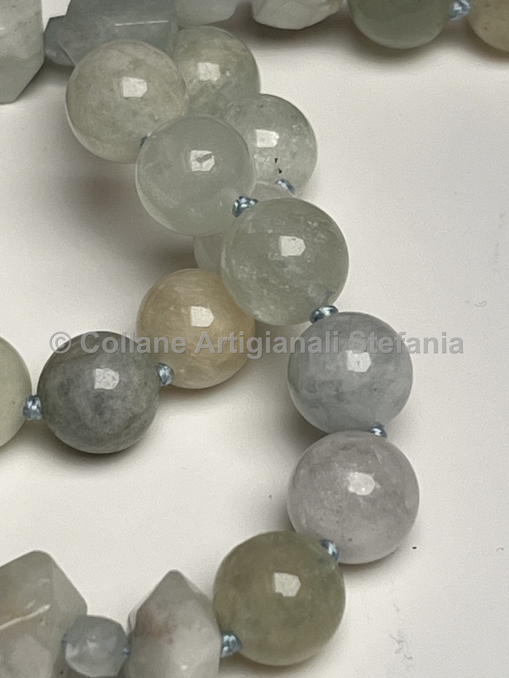 Collana con pietre dure di Acquamarina di ottima qualità