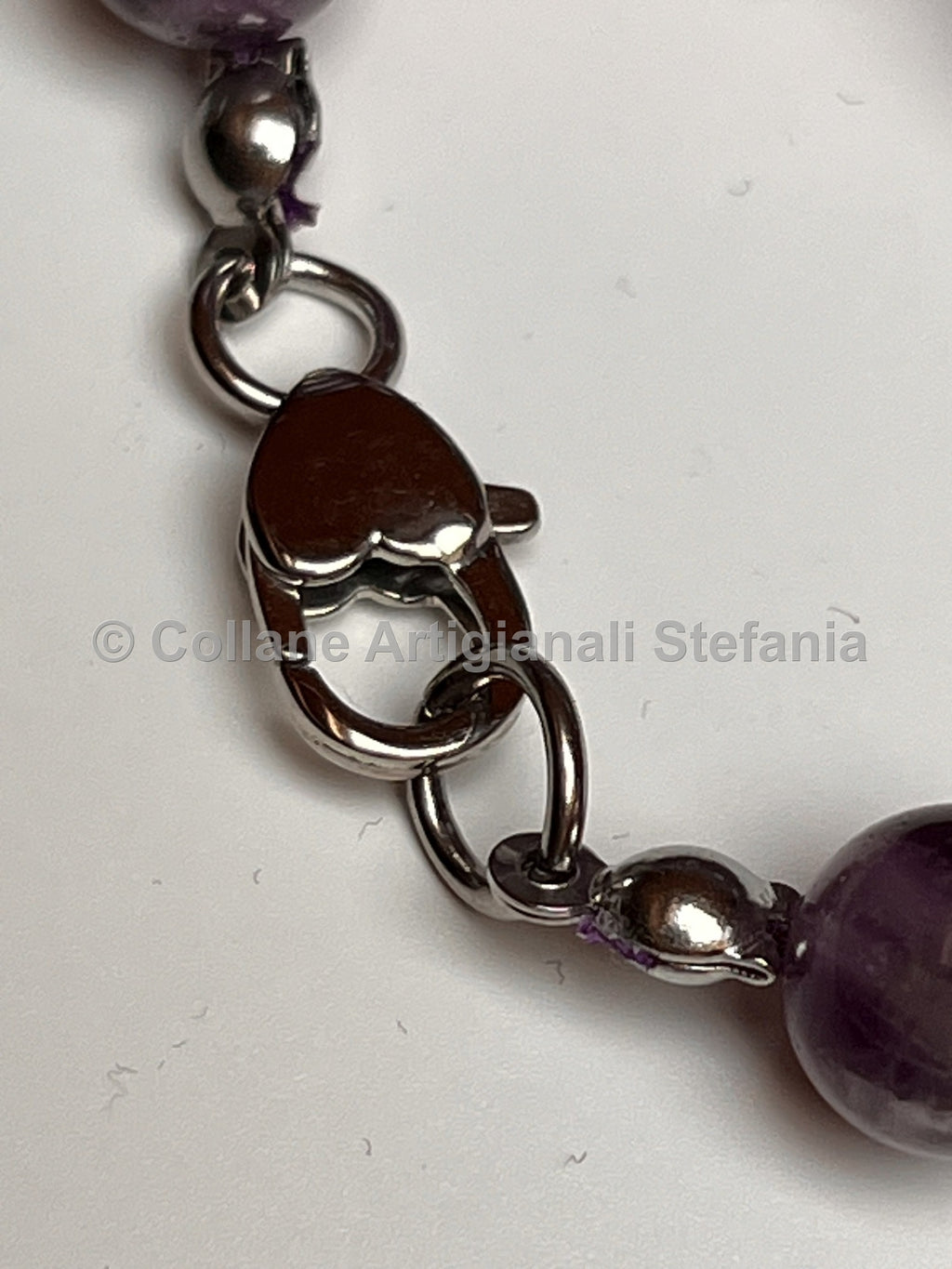 Collana con pietre dure di Ametista di alta qualità