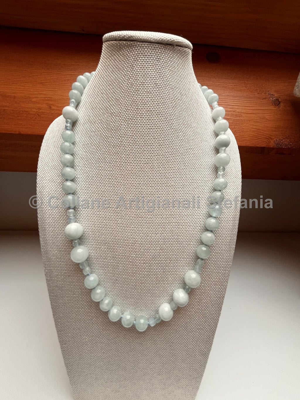 Collana con pietre dure di Acquamarina di eccellente qualità