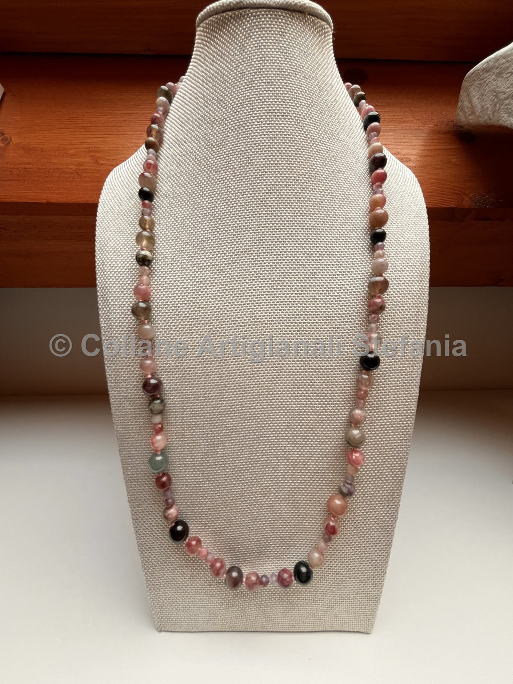 Collana con pietre dure di Tormalina di eccellente qualità