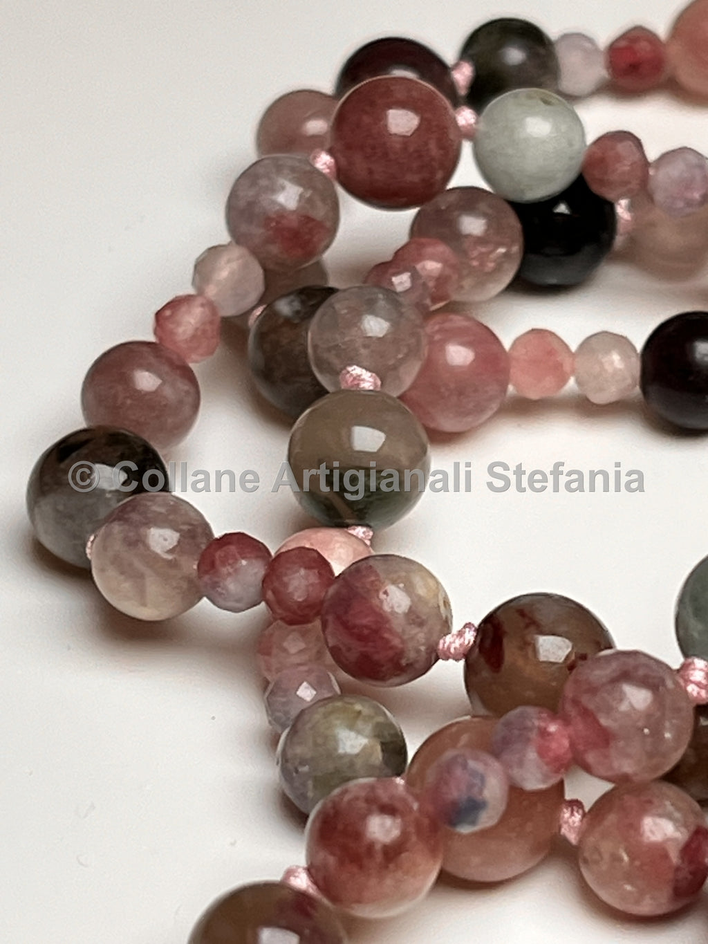 Collana con pietre dure di Tormalina di eccellente qualità