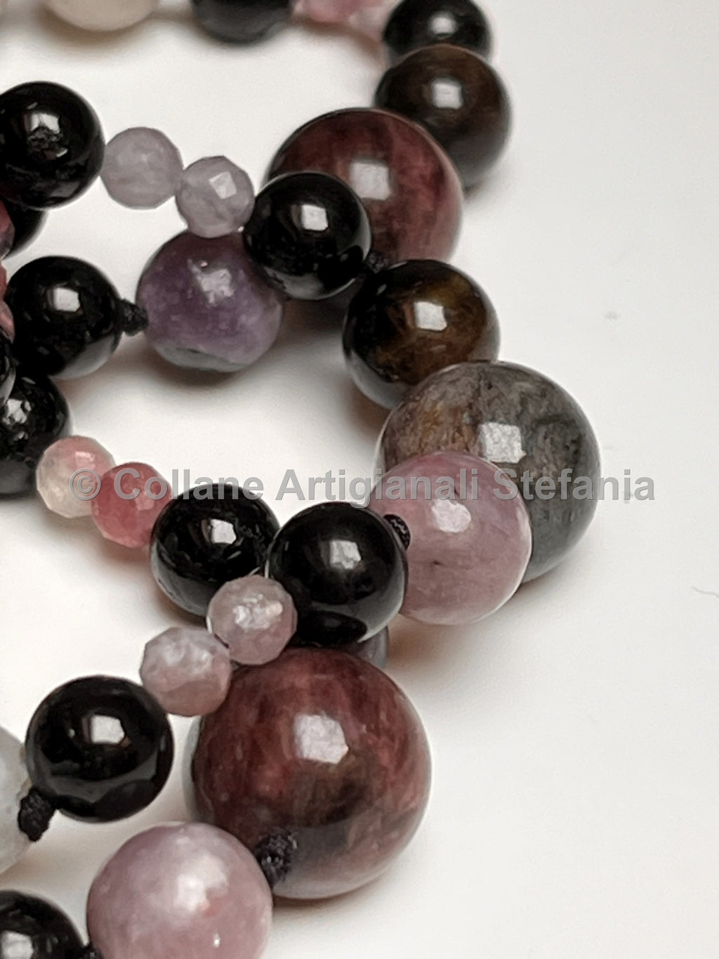 Collana con pietre dure di Tormalina di alta qualita