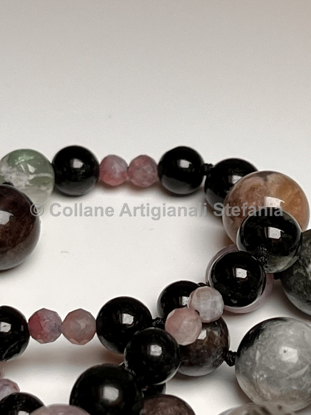 Collana con pietre dure di Tormalina di alta qualita