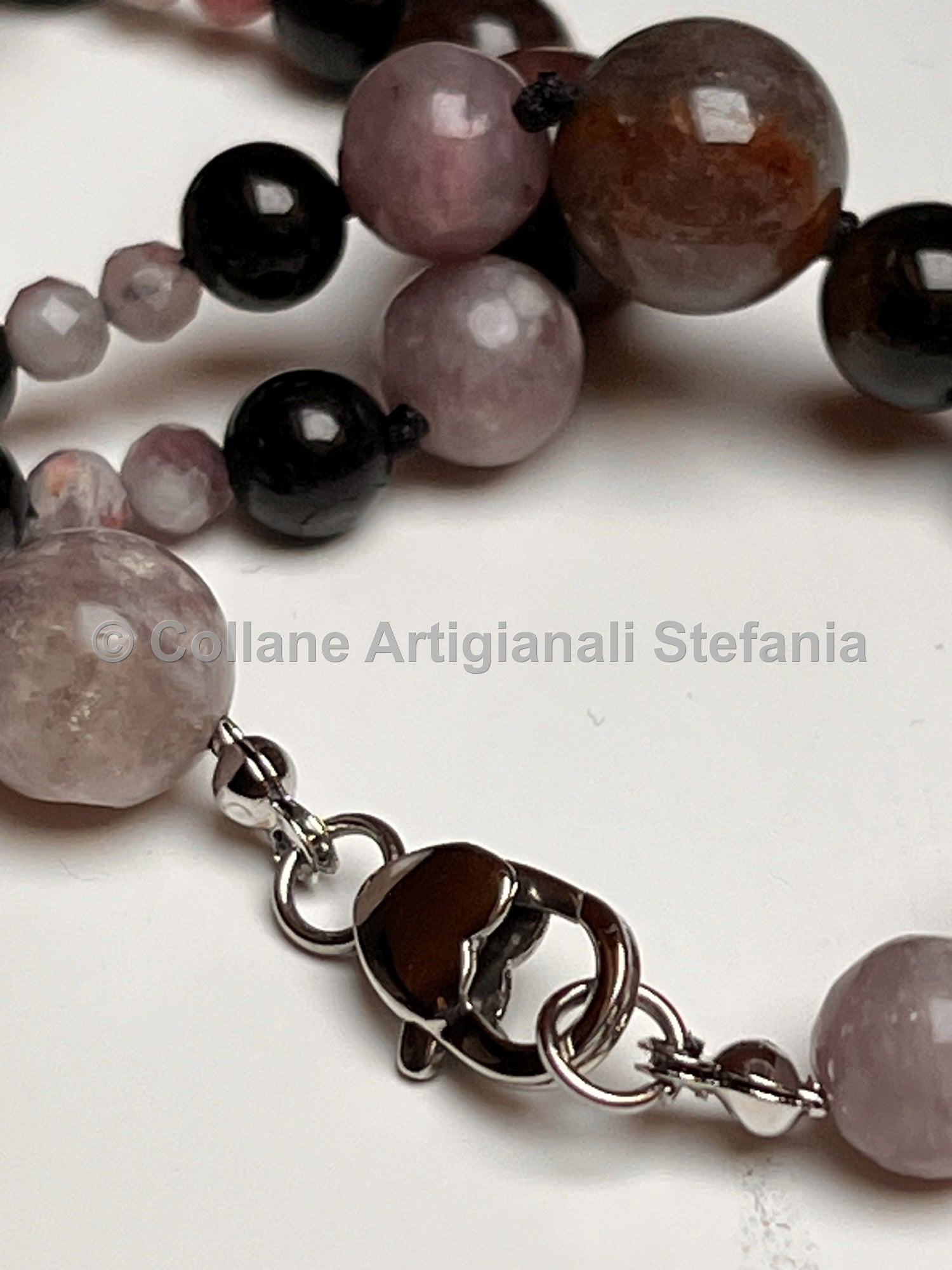 Collana con pietre dure di Tormalina di alta qualita