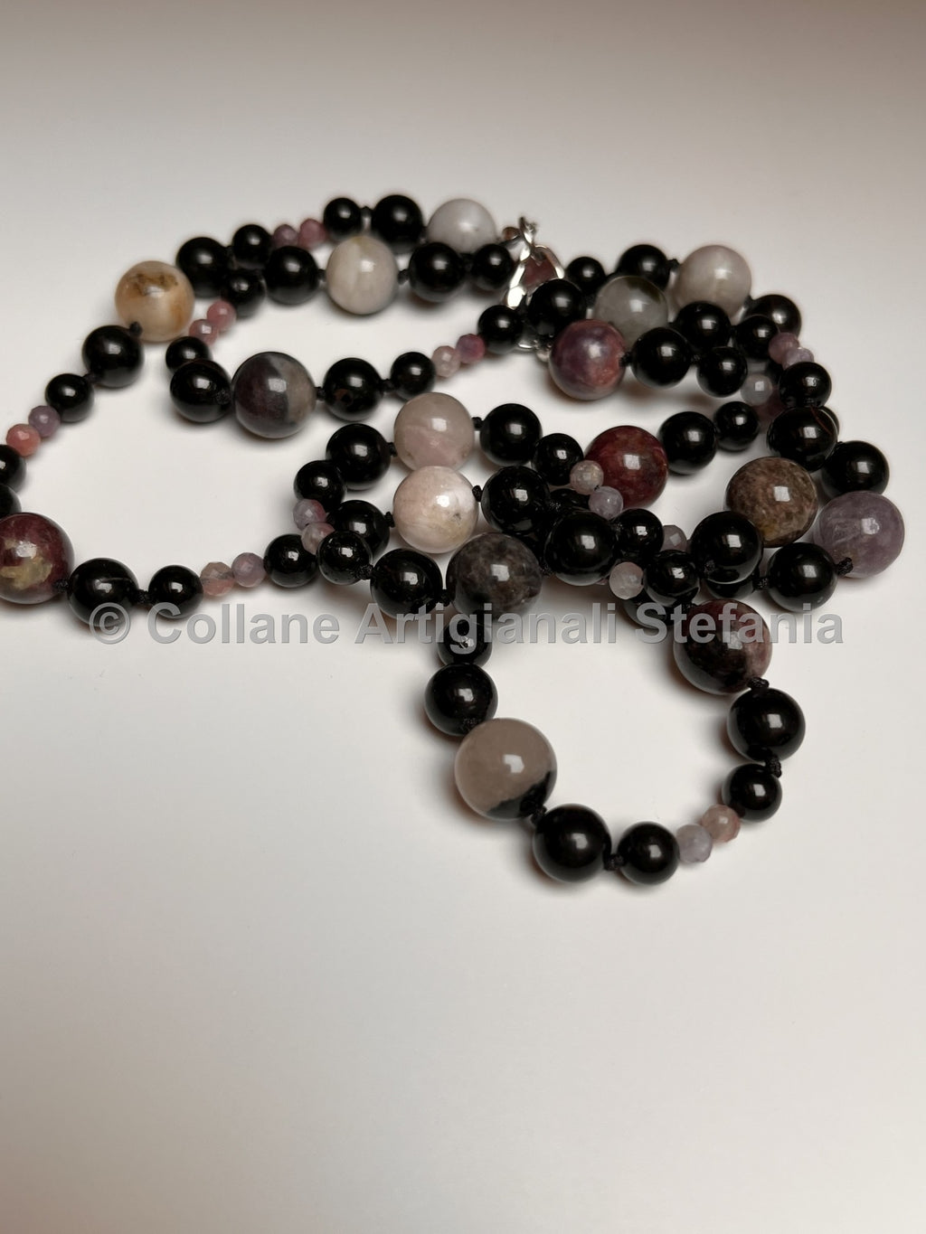 Collana con pietre dure di Tormalina di alta qualita