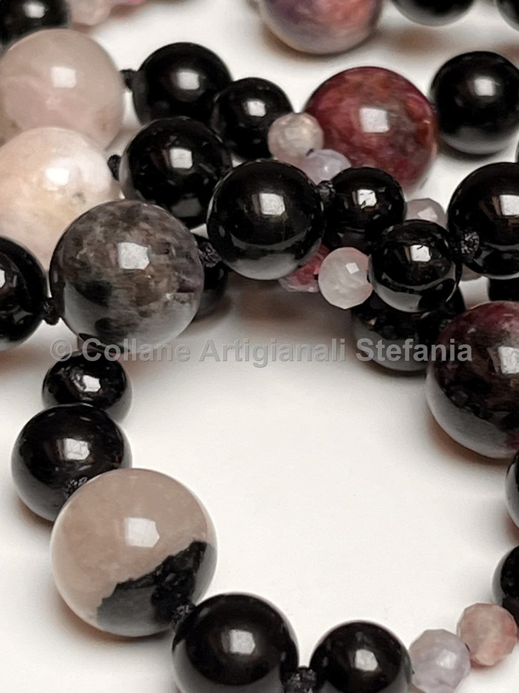 Collana con pietre dure di Tormalina di alta qualita