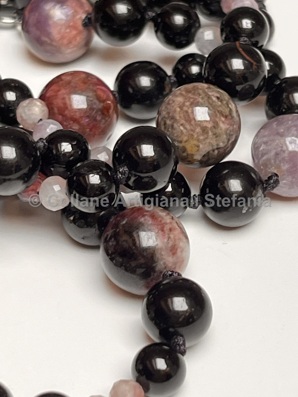Collana con pietre dure di Tormalina di alta qualita