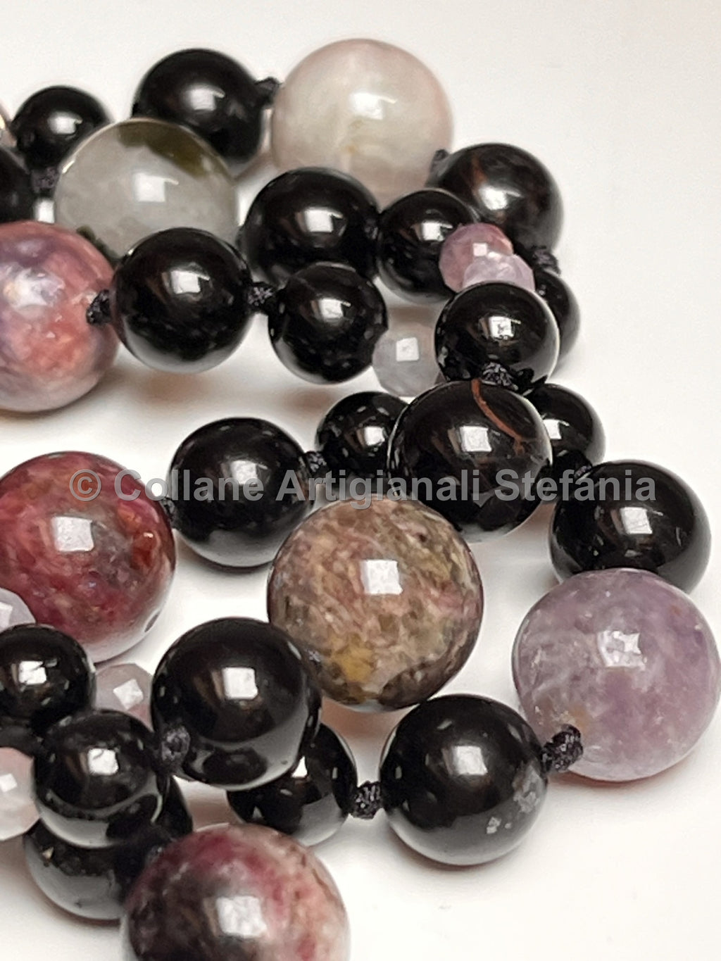 Collana con pietre dure di Tormalina di alta qualita