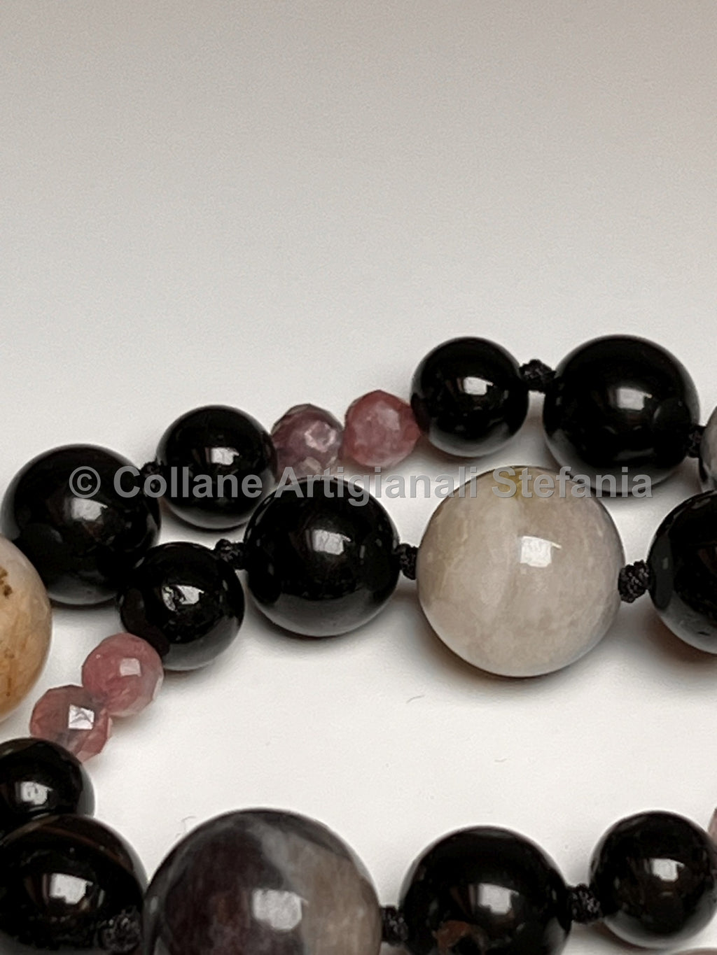 Collana con pietre dure di Tormalina di alta qualita