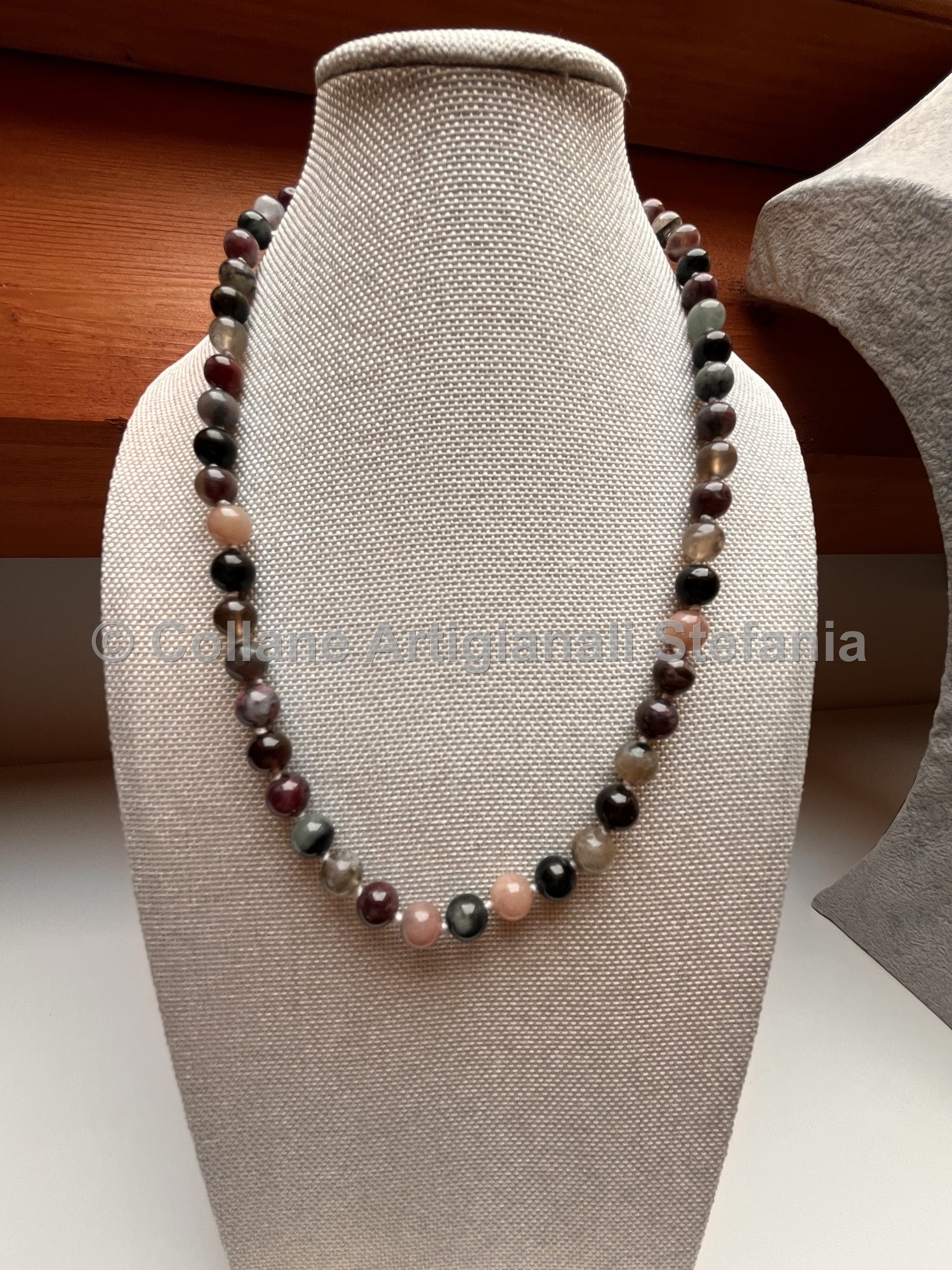 Collana con pietre dure di Tormalina di eccellente qualità