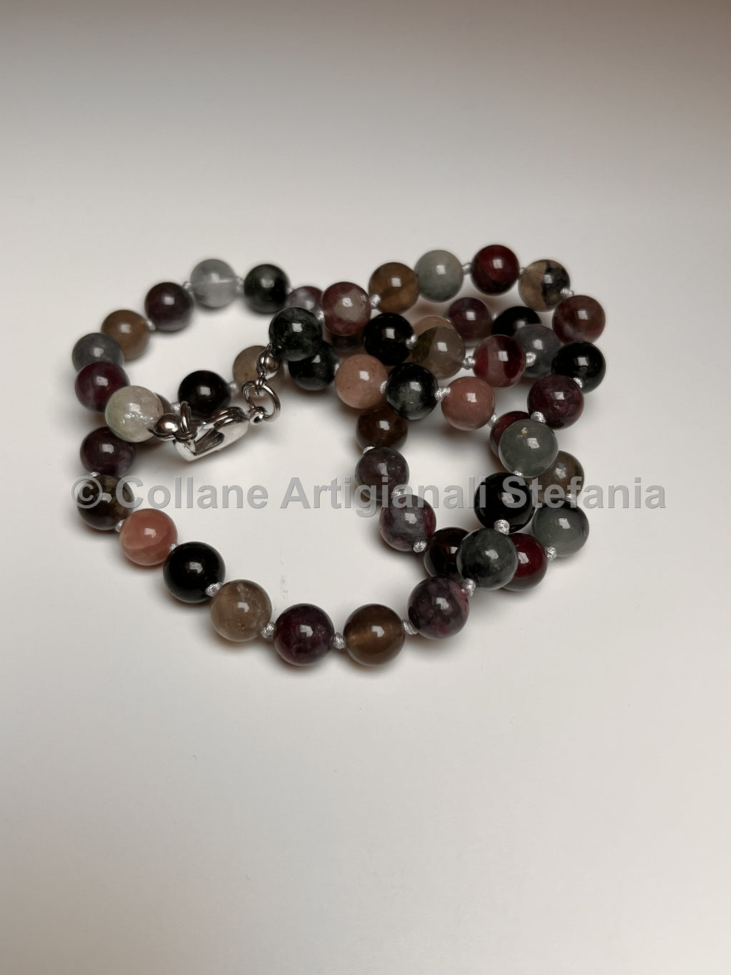 Collana con pietre dure di Tormalina di eccellente qualità