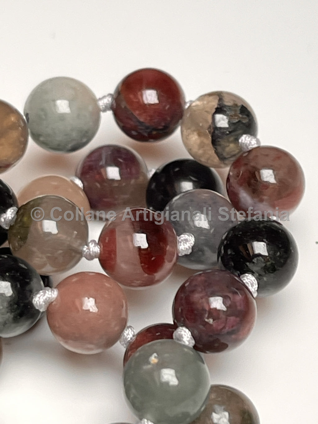 Collana con pietre dure di Tormalina di eccellente qualità