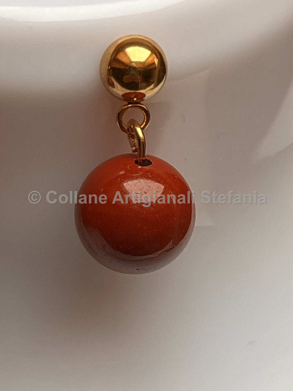 Orecchini con pietre dure di Mookaite