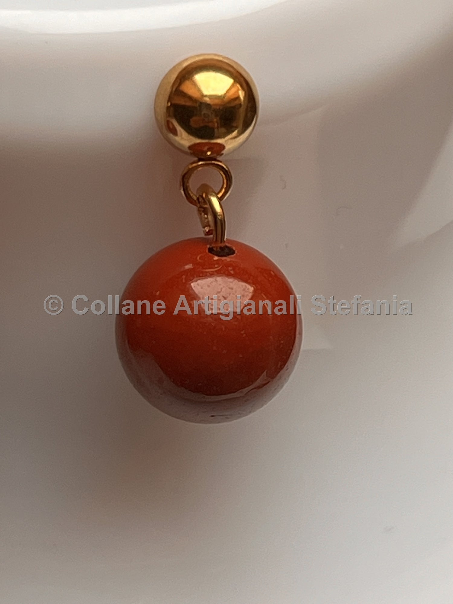 Orecchini con pietre dure di Mookaite