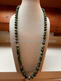 Collana con pietre dure di Anyolite (Ruby Zoisite)