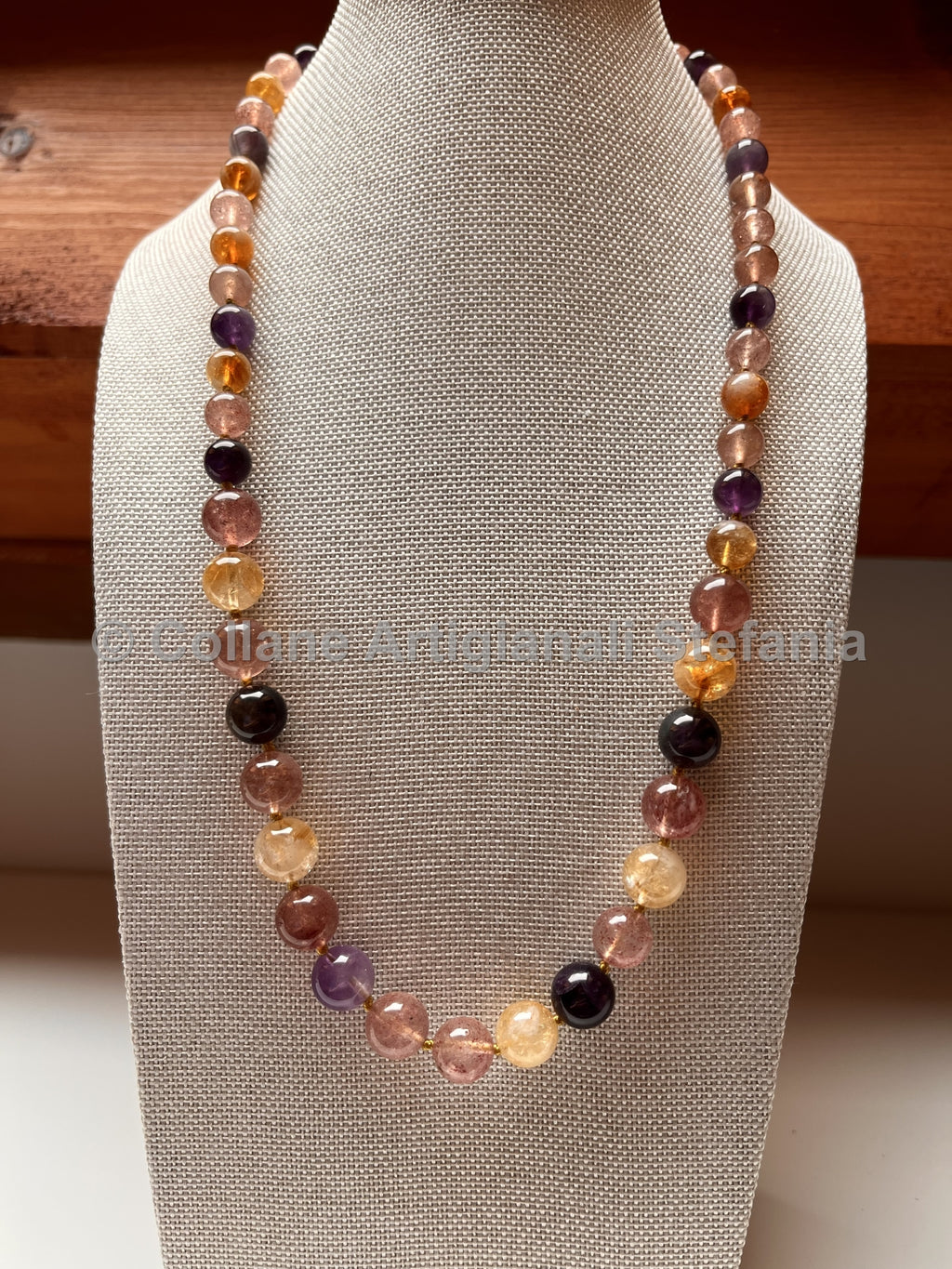 Collana con pietre dure di alta qualità di Super Seven