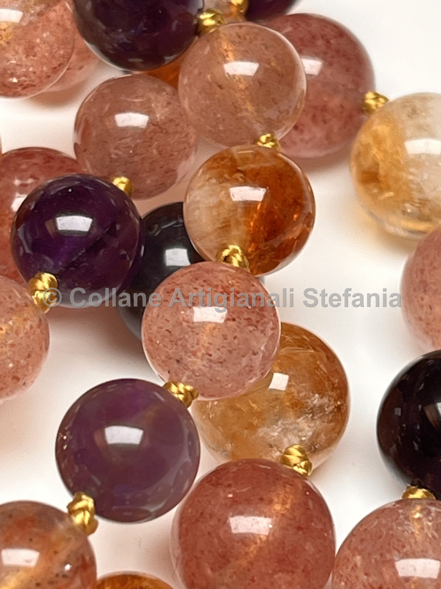 Collana con pietre dure di alta qualità di Super Seven
