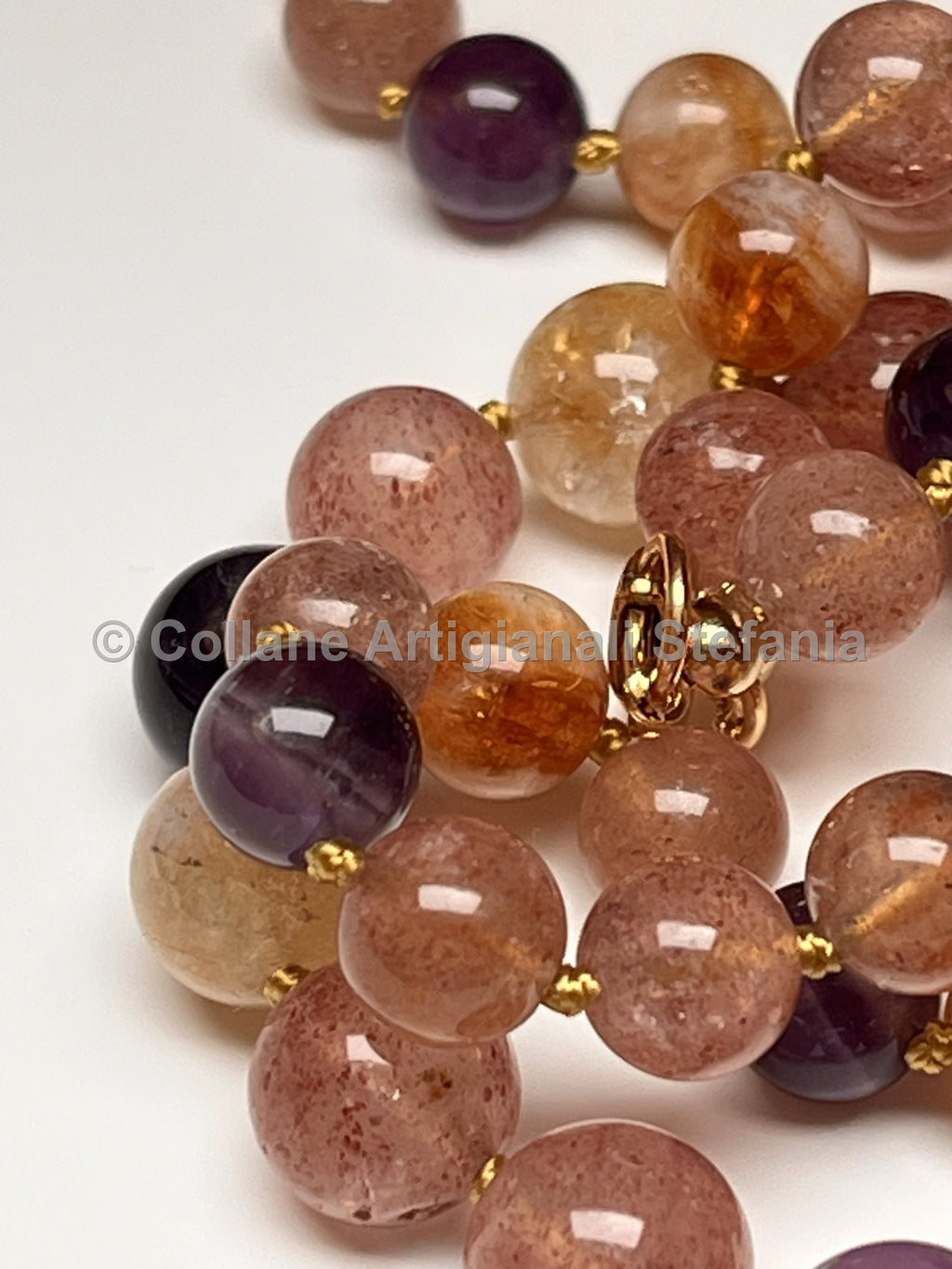 Collana con pietre dure di alta qualità di Super Seven