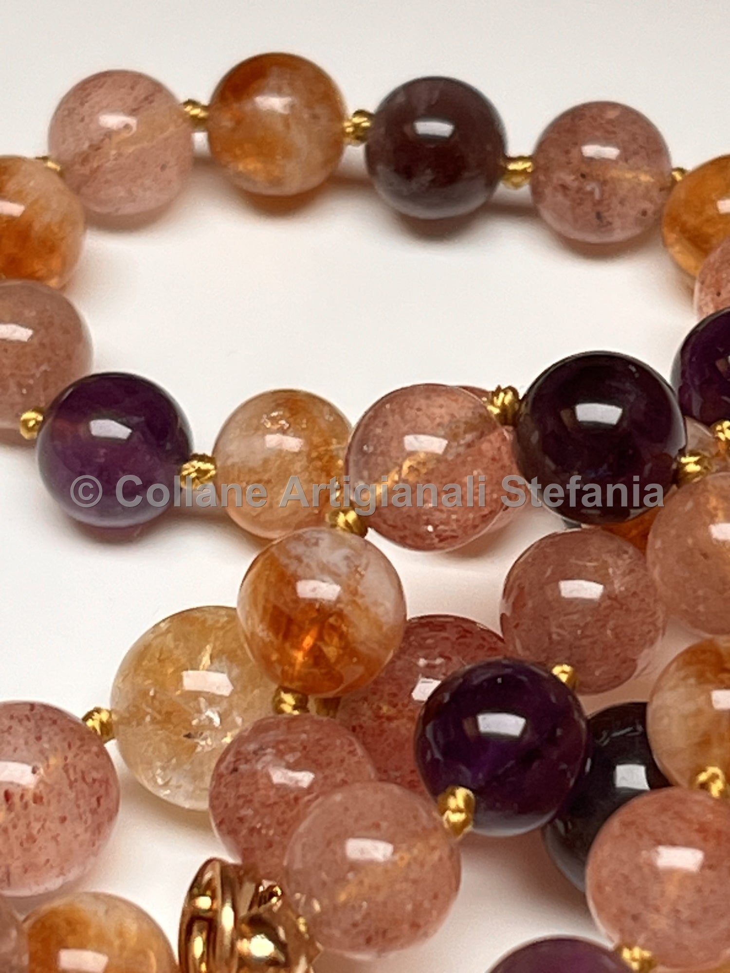 Collana con pietre dure di alta qualità di Super Seven