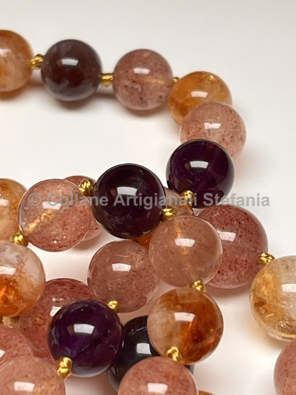 Collana con pietre dure di alta qualità di Super Seven