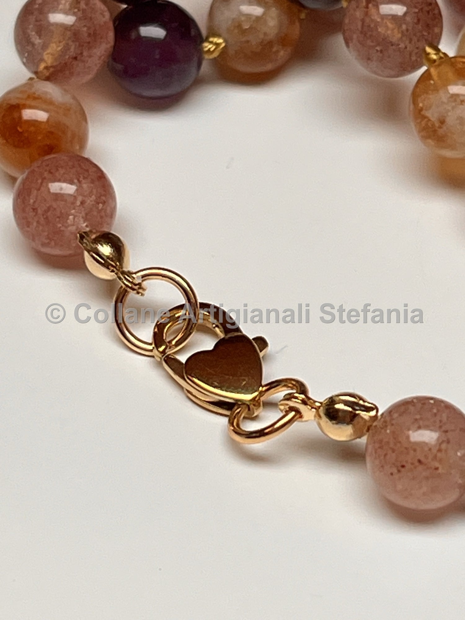 Collana con pietre dure di alta qualità di Super Seven