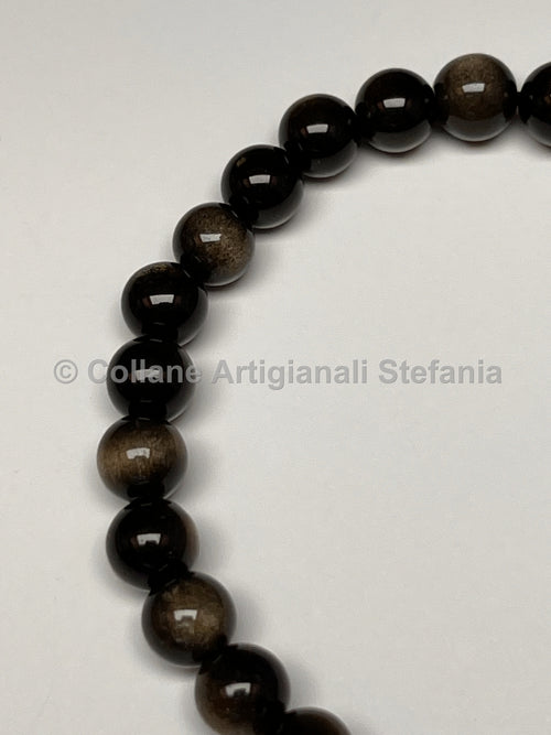 Braccialetti elastici con pietre dure naturali.