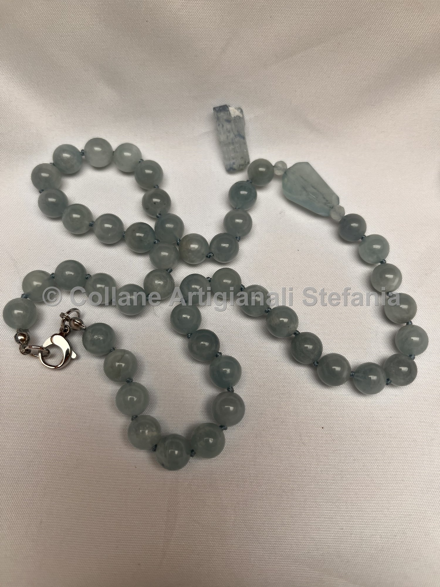 Collana con pietre dure di Acquamarina di eccellente qualità