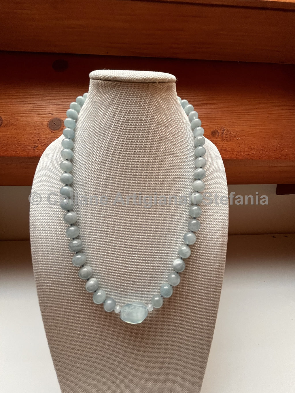 Collana con pietre dure di Acquamarina di eccellente qualità