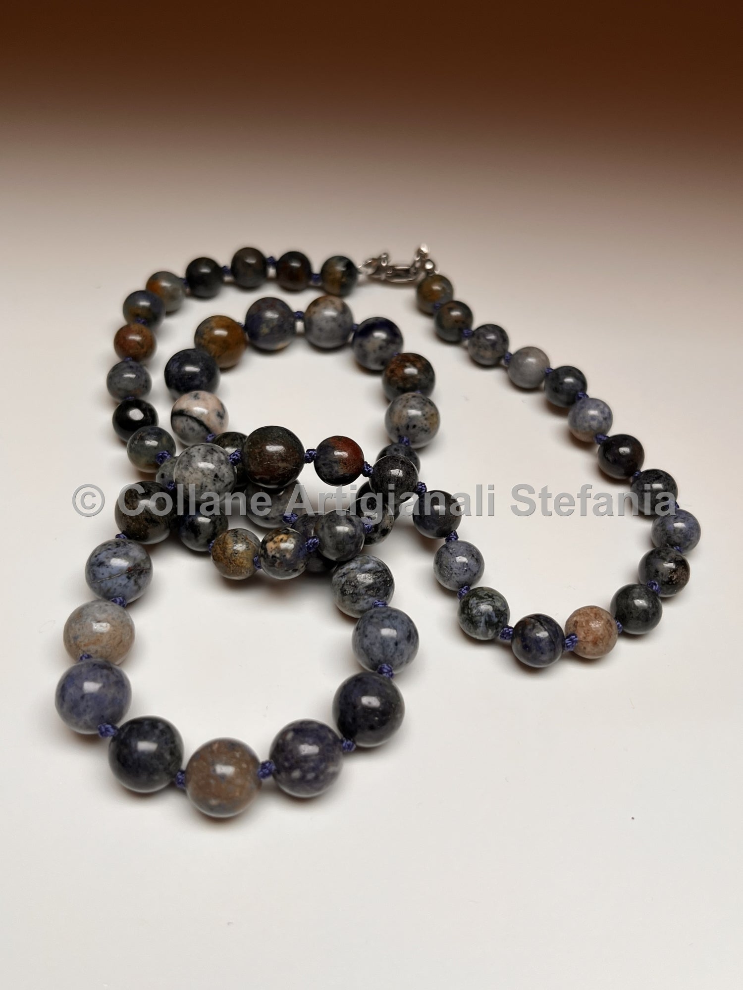 Collana con pietre dure di Sunset