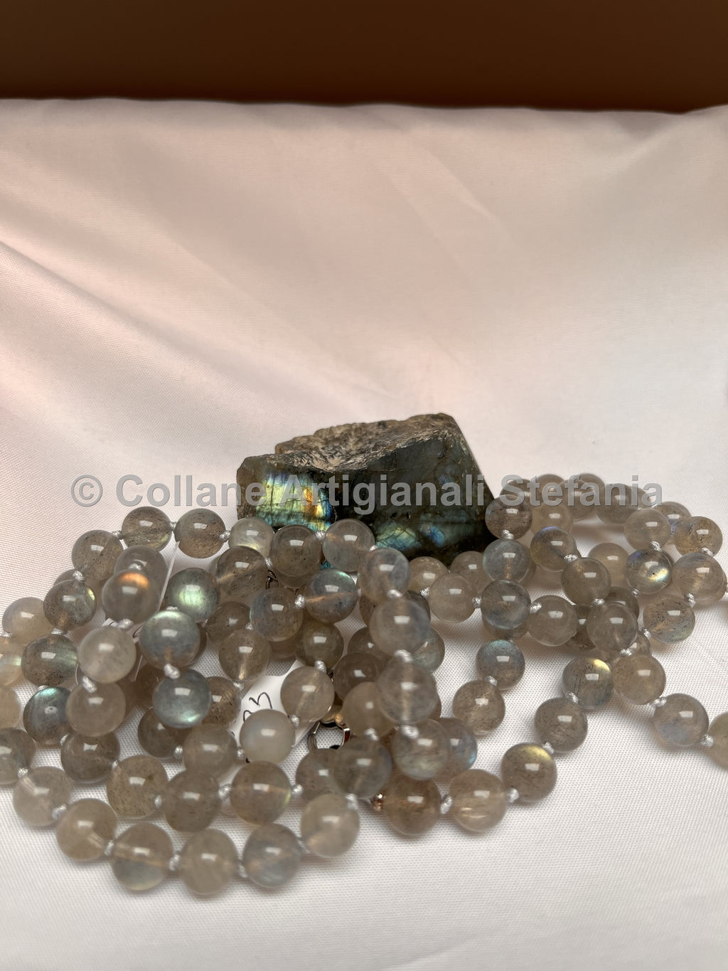 Collana con pietre dure di Labradorite di eccellente qualità