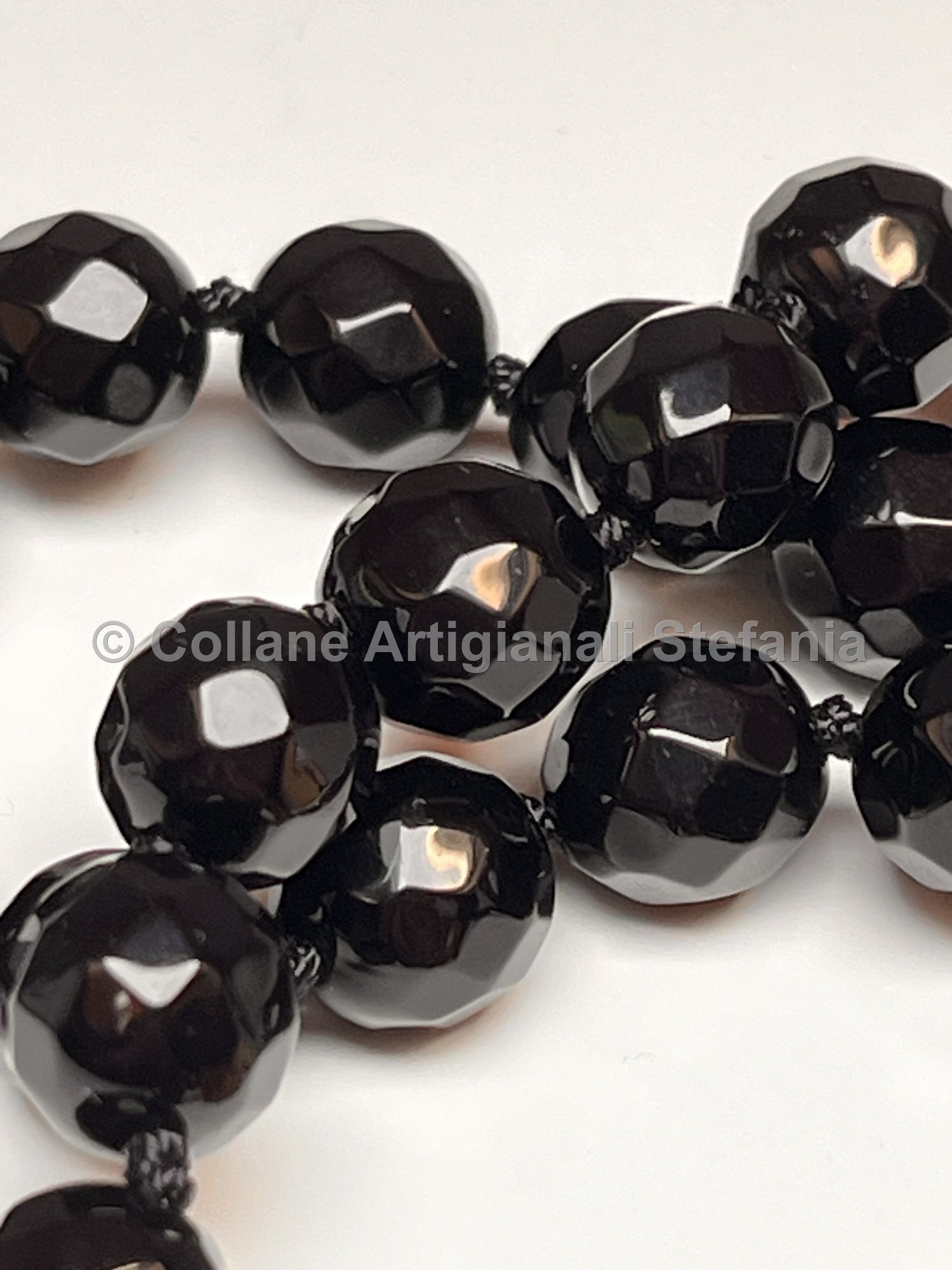 Collana con pietre dure di Onice e Ambra