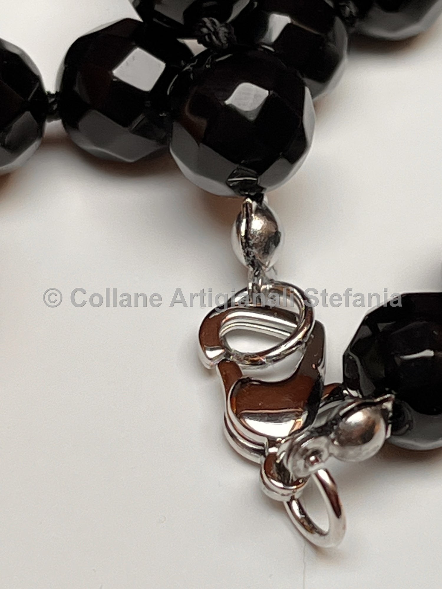 Collana con pietre dure di Onice e Ambra