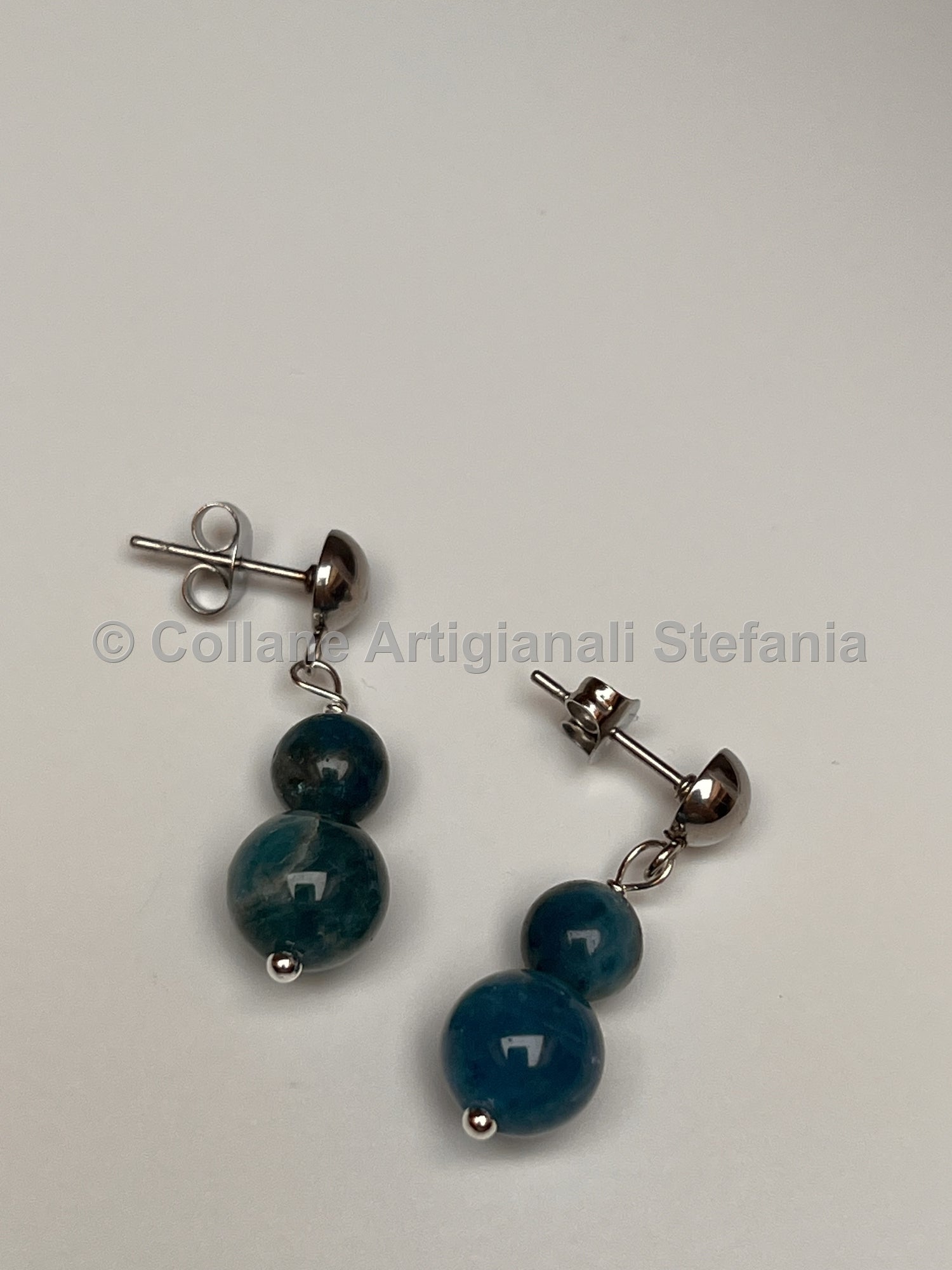 Orecchini con pietre dure di Apatite