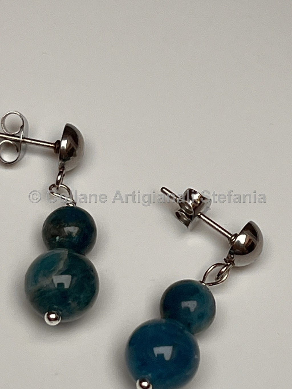 Orecchini con pietre dure di Apatite