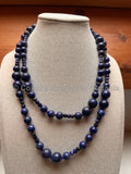 Collana con pietre dure di alta qualità di Lapislazzuli.