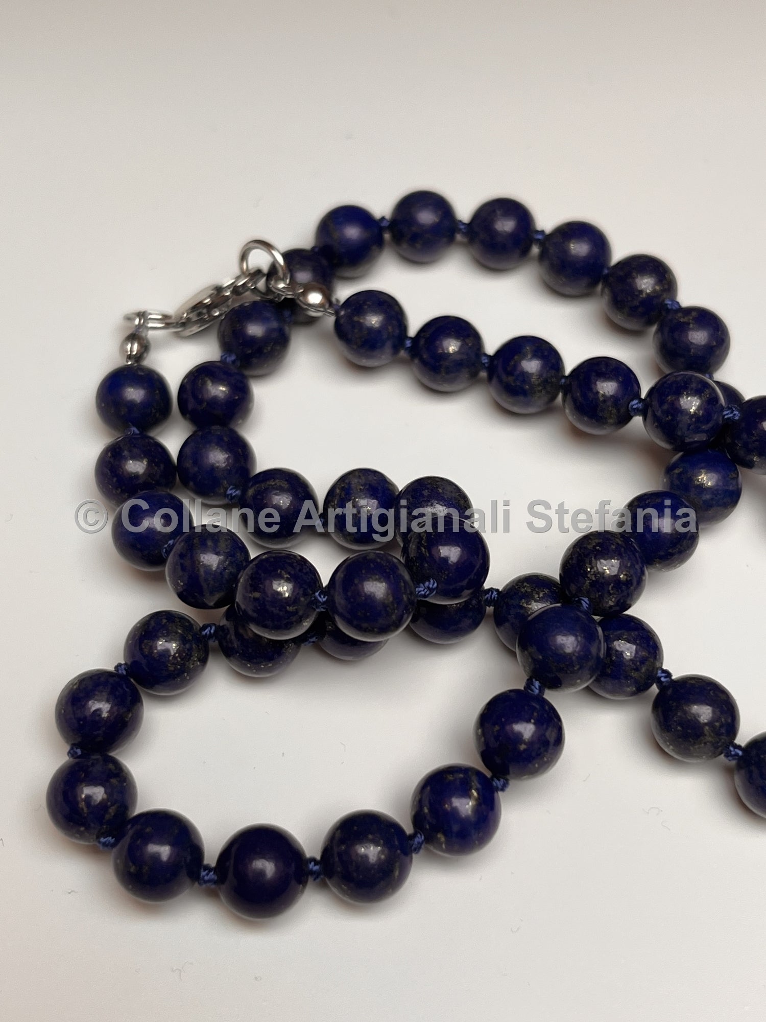 Collana con pietre dure di eccellente qualità di Lapislazzuli